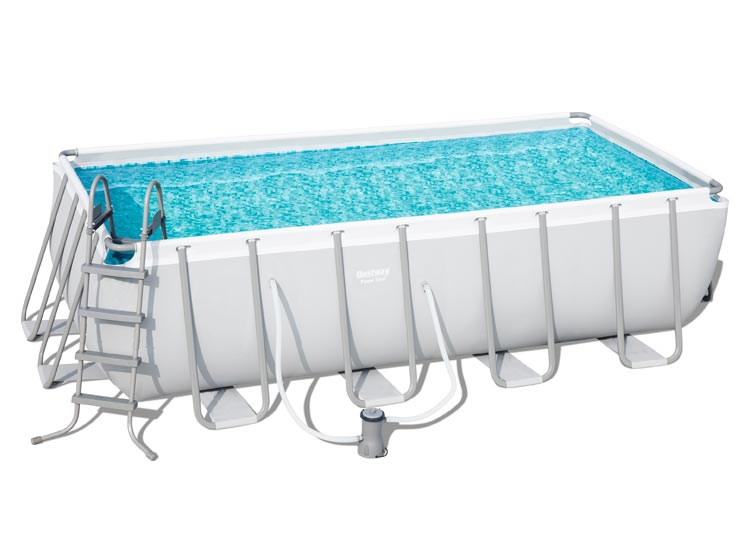 PISCINA BESTWAY POWER STEEL ™ RECTANGULAR 4.88 X 2.44 X1.22M - 1