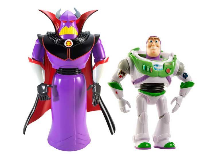 2000 Toy Story 2 Rock'em Sock'em Robots Rock'em Sock'em Buzz Vs Zurg Mattel