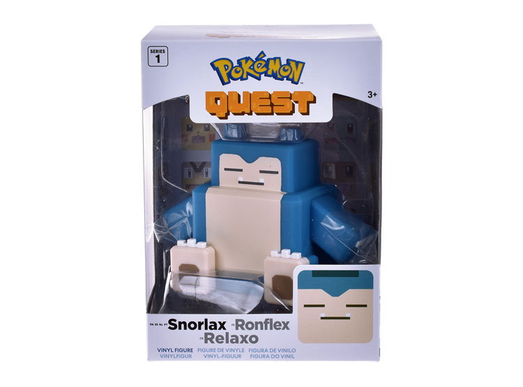 Pokemon Snorlax Select Vinyl Figure - Figura Snorlax Ufficiale 10,2 Cm - Jazwares - Dettagli Autentici Serie Animata