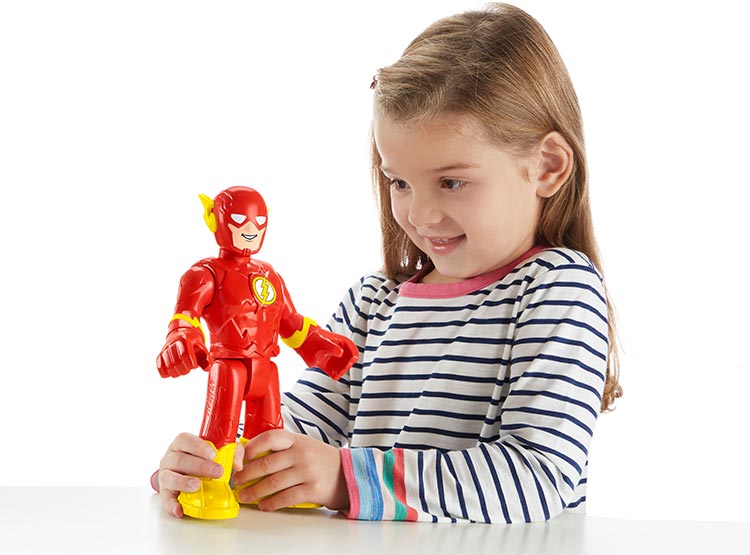 Fisher-Price Imaginext The Flash XL-Figur - DC Super Friends, 25 Cm, Ab 3 Jahren