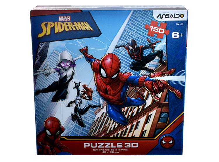 PUZZLE 3D SPIDERMAN 150 PIEZAS