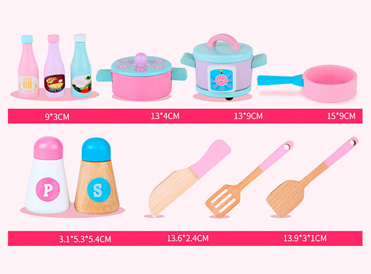 COCINA KIDSCOOL VINTAGE CON REFRIGERADOR - 2