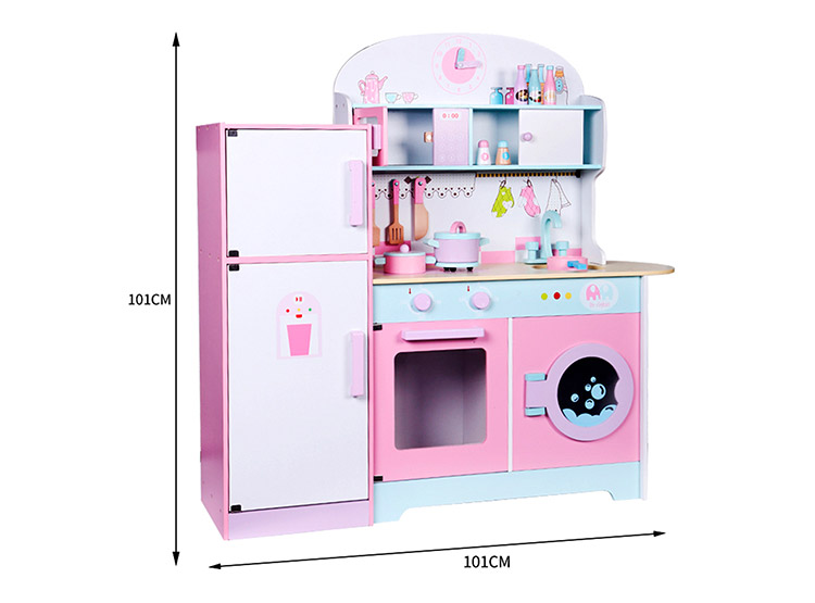 COCINA KIDSCOOL VINTAGE CON REFRIGERADOR - 5
