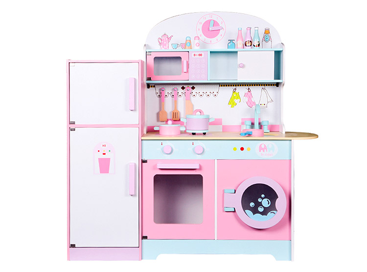 COCINA KIDSCOOL VINTAGE CON REFRIGERADOR - 1