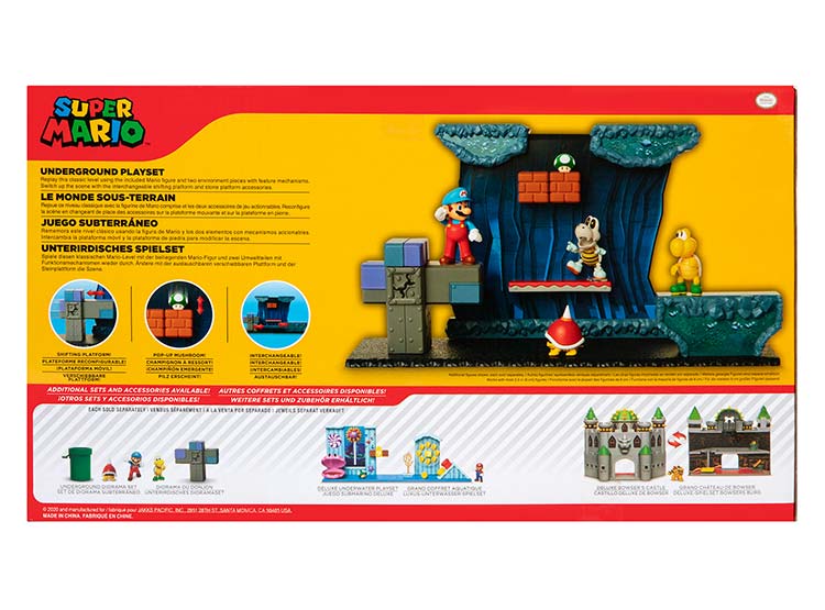 PLAYSET NINTENDO SUPER MARIO UNDERGROUND - 4
