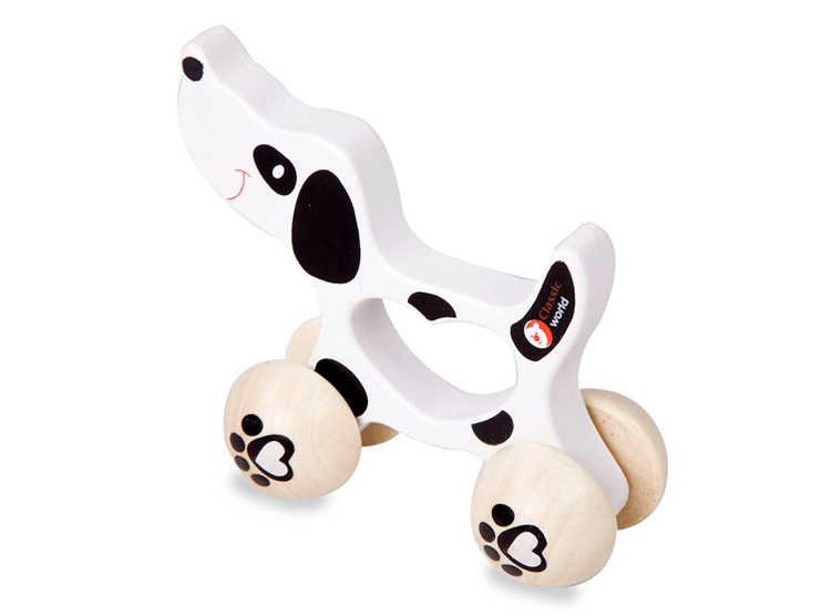 JUEGO ARRASTRE KIDSCOOL DOGGY MADERA BLANCO - 2