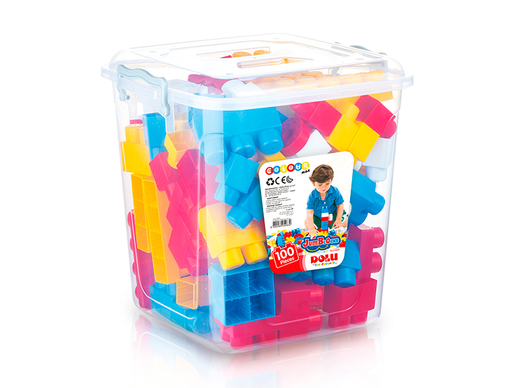 BLOQUES KIDSCOOL SET 100 PIEZAS JUMBO 100 PIEZAS - 1