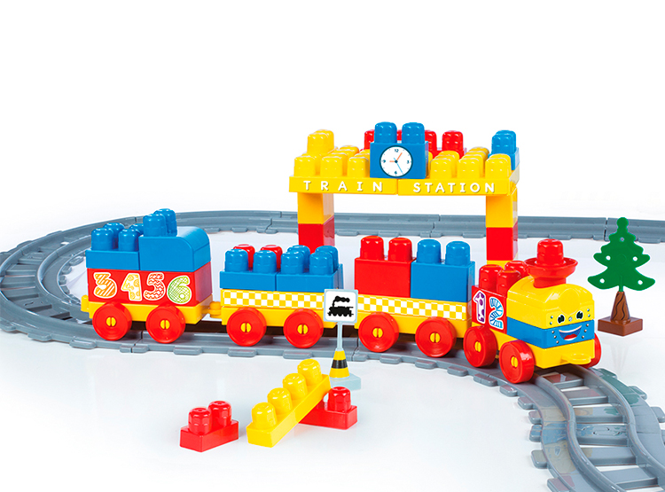 SET DE BLOQUES KIDSCOOL TREN 89 PIEZAS - 1