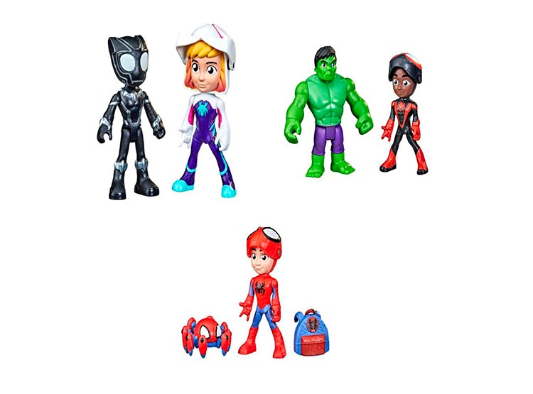 FIGURAS SPIDEY & HIS FRIENDS HÉROE OCULTO - 2