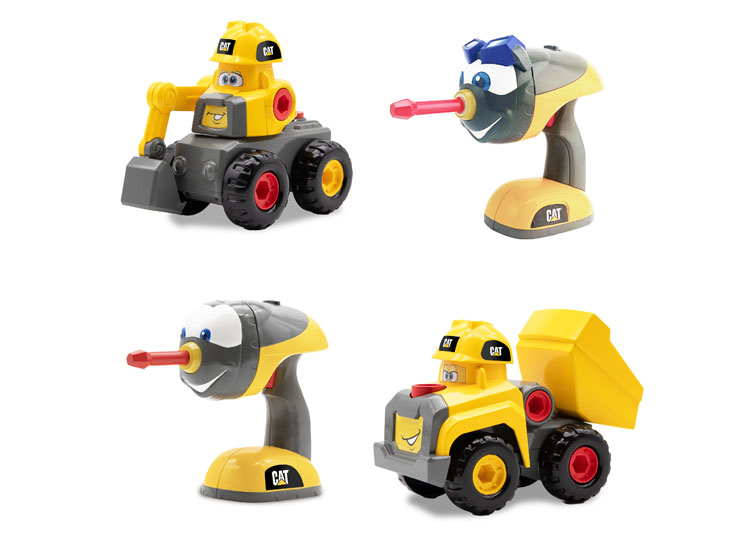 SET DE JUEGO CATERPILLAR JUNIOR CREW FIX IT FLEET - 2
