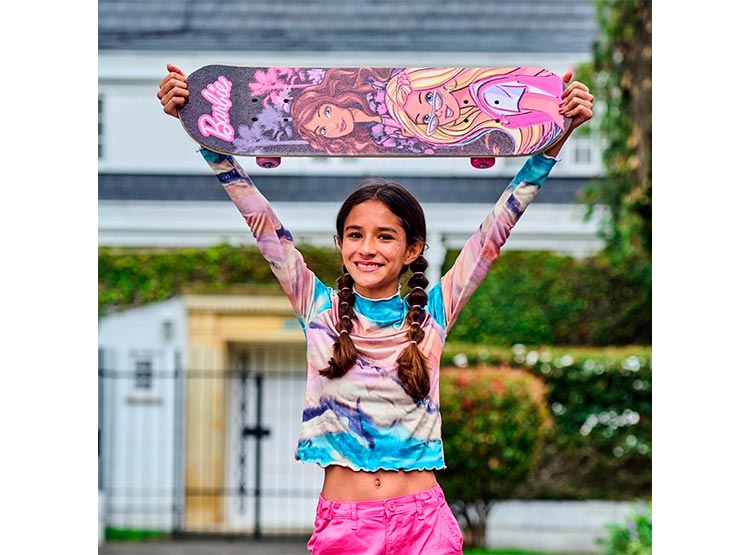 SKATE BARBIE RUEDAS DE PVC 78 CM - 3