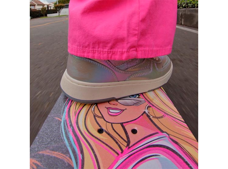 SKATE BARBIE RUEDAS DE PVC 78 CM - 5