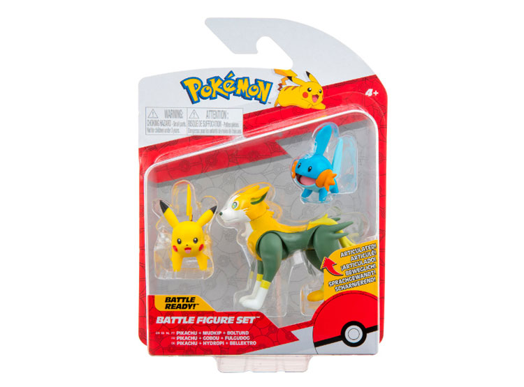 Bizak Pokemon - Confezione da 1 o 2 figure da combattimento