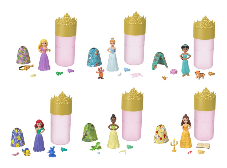 MUÑECA DISNEY PRINCESAS SORPRESA COLOR REVEAL