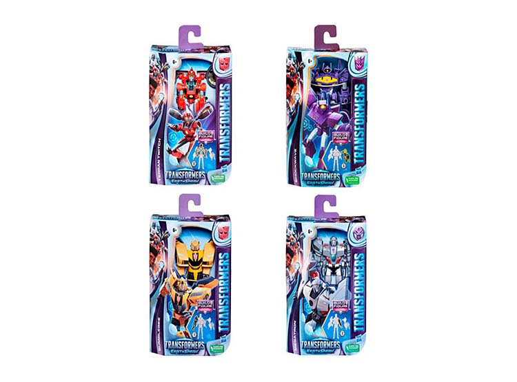 FIGURA TRANSFORMERS EARTHSPARK CLASE DE LUJO / MODELO ALEATORIO - 3