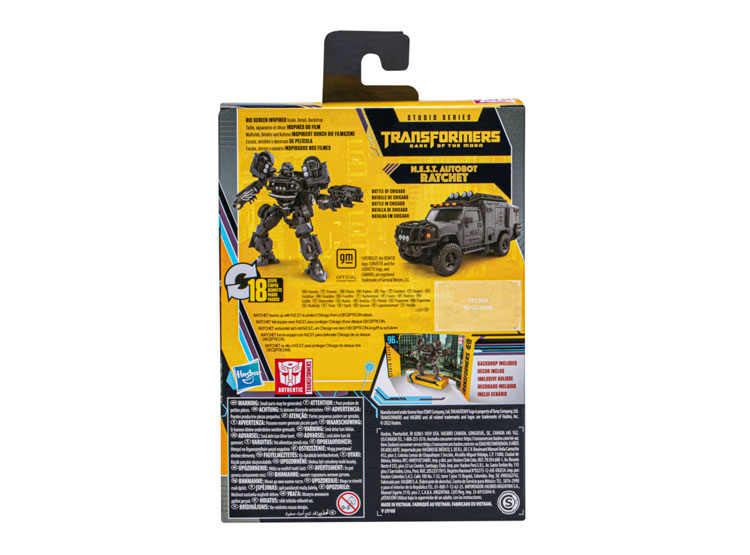 Figuras Brawn & Autobot Ratchet Clase Deluxe Studio Series 86