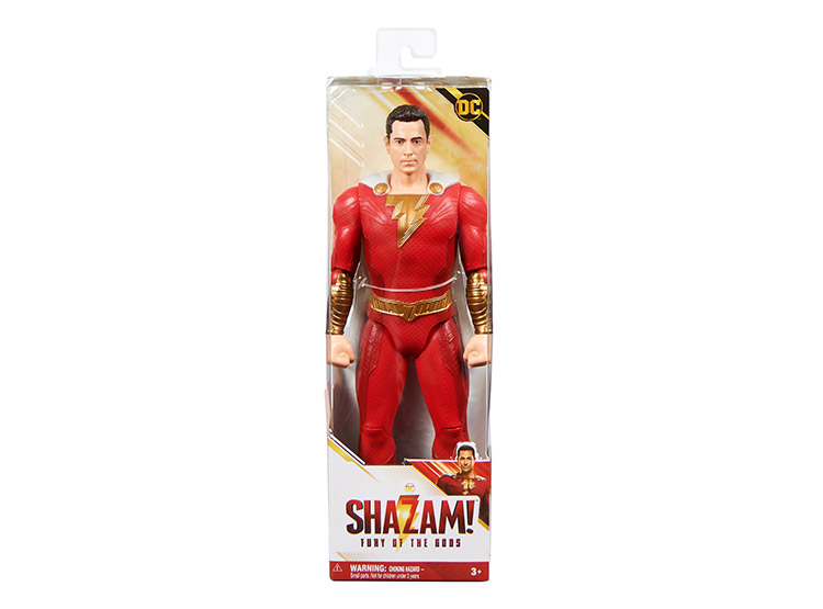 DC Comics Shazam! Figura D'azione: Supereroe In Rosso Con Accessori - Collezionabile