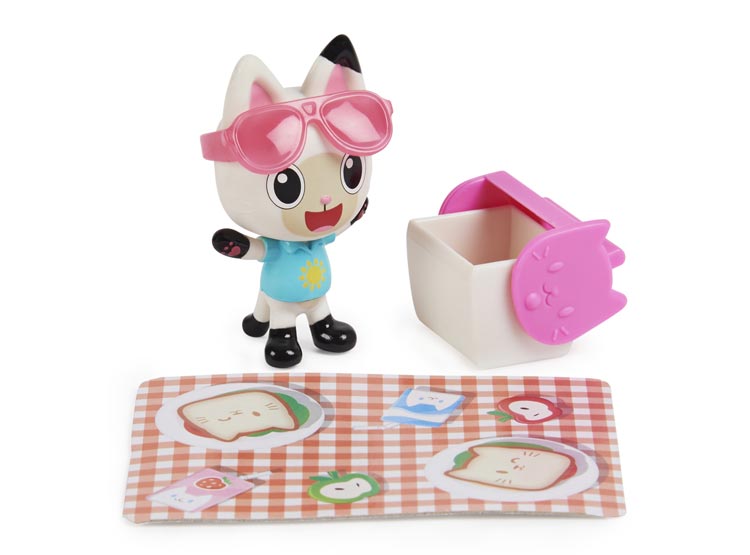 Set Di 12 Mini Figure Gabby's Dollhouse Con Personaggi Del Film, Inclusi Sirena Gabby, MerCat E Pandy, Con Basi Glitterate - 2