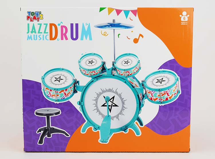 SET BATERIA ULTRA TOYS JAZZ MUSIC DRU - 2