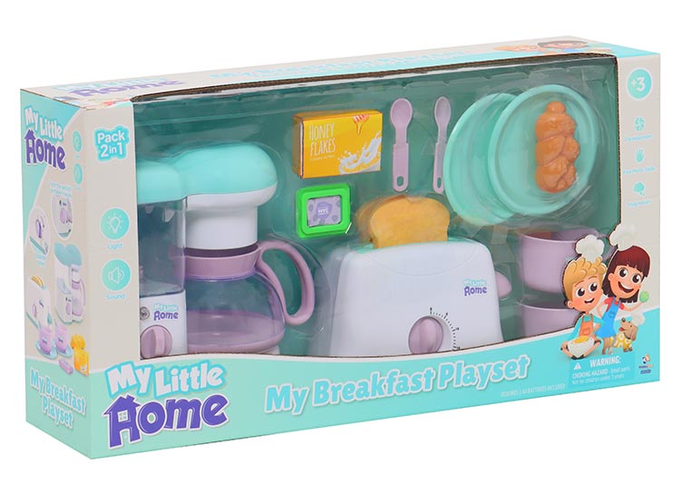 SET DE JUEGO ULTRA TOYS MY LITTLE HOME MY BREAKFAST - 8