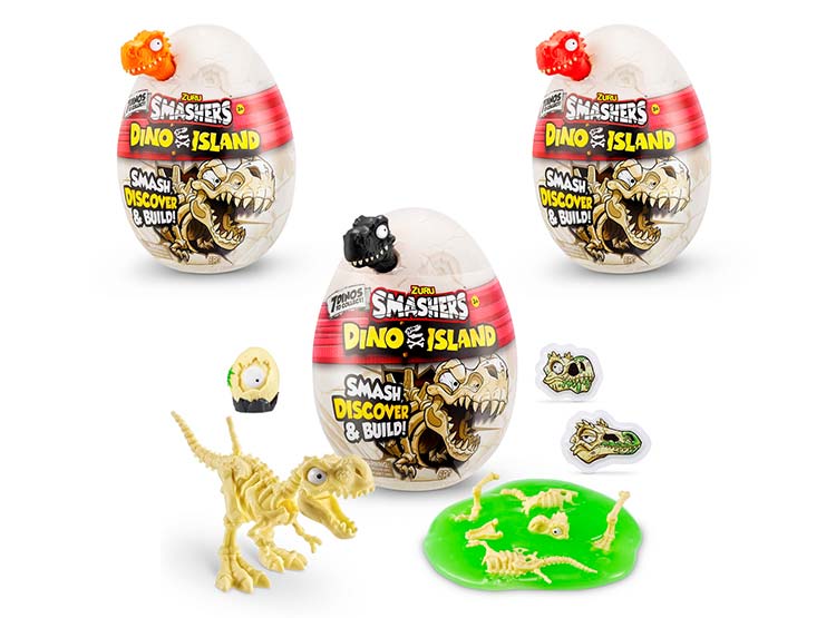 FIGURA ZURU NANO HUEVO DINO ISLAND SMASHER - 1