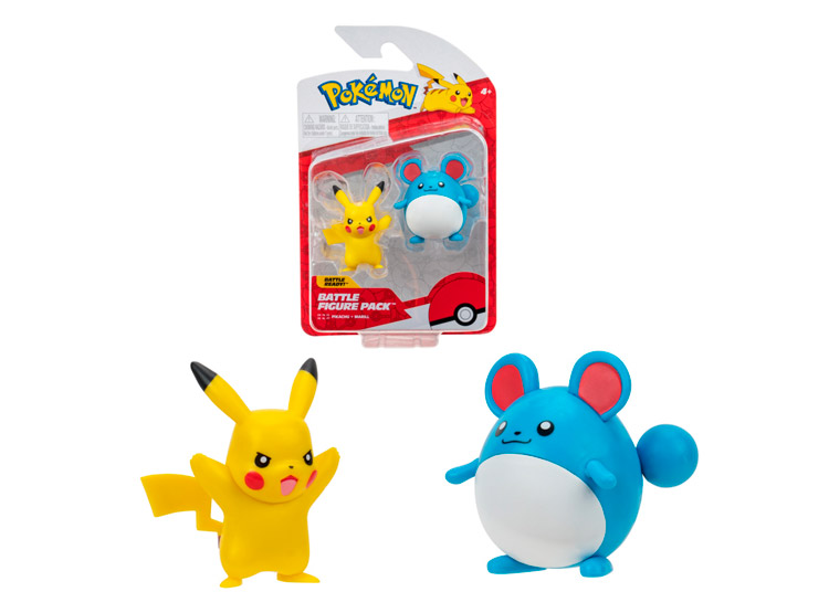 Set Figure Pokémon Battaglia: Evoli, Gladiantri E Smettbo – Personaggi Ufficiali Jazwares (5-7,5 Cm)