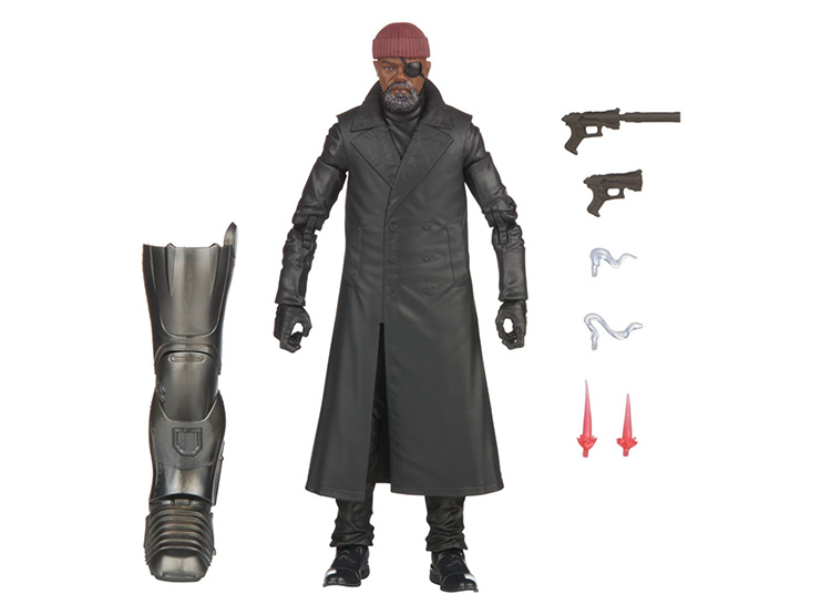 MARVEL Captain America Legends Series - Statuetta di Nick Fury, 15,2 cm
