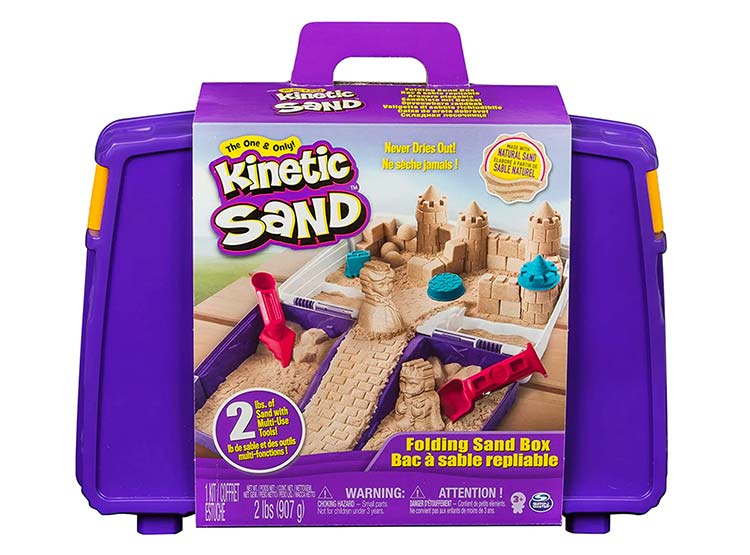 Kinetic Sand, Set de jeu avec rouleau asphalteur et 227 g noir, à partir de 3 ans - 6056481 Kinetic Sand, Set de jeu avec rouleau asphalteur et 227 g noir, à partir de 3 ans - 6056481