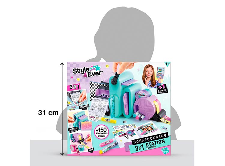 SET DE JUEGO CANAL TOYS STYLE 4 EVER ESTACION SCRAPBOOKING 3 EN 1 - 7