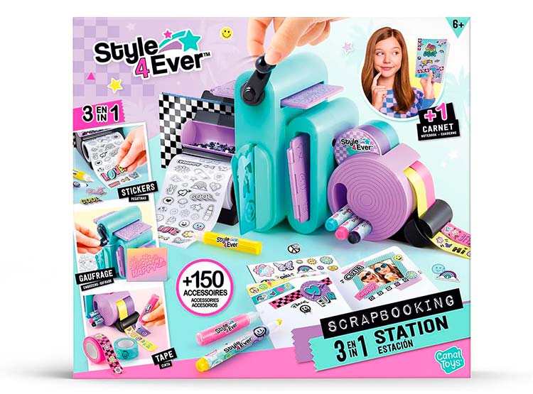 SET DE JUEGO CANAL TOYS STYLE 4 EVER ESTACION SCRAPBOOKING 3 EN 1 - 9