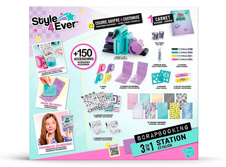 SET DE JUEGO CANAL TOYS STYLE 4 EVER ESTACION SCRAPBOOKING 3 EN 1 - 10