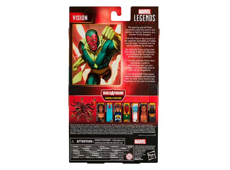 Mô hình Marvel Legends Series Vision, Comics Collectible Chính Hãng