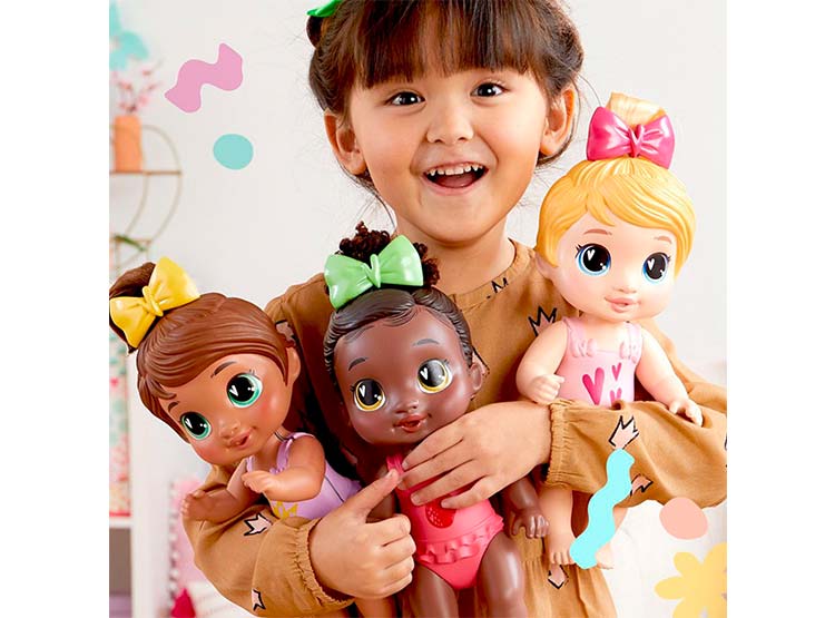 MUÑECA BABY ALIVE BURBUJAS RELAJANTES HARPER HUGS CABELLO RUBIO