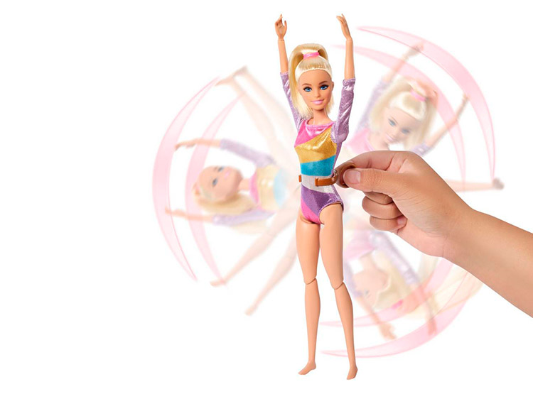 SET DE JUEGO BARBIE PROFESIONES GIMNASTA CABELLO RUBIO - 5