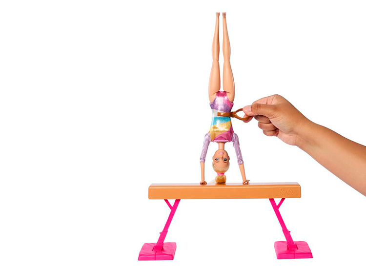 SET DE JUEGO BARBIE PROFESIONES GIMNASTA CABELLO RUBIO - 6