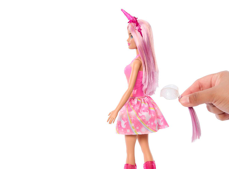 BARBIE FANTASÍA MUÑECA UNICORNIO FALDAS DE ENSUEÑO - 2