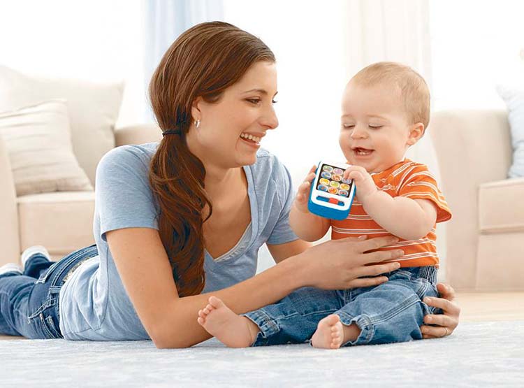 JUGUETE DIDACTICO FISHER-PRICE SMARTPHONE DE APRENDIZAJE RÍE Y APRENDE AZUL - 2