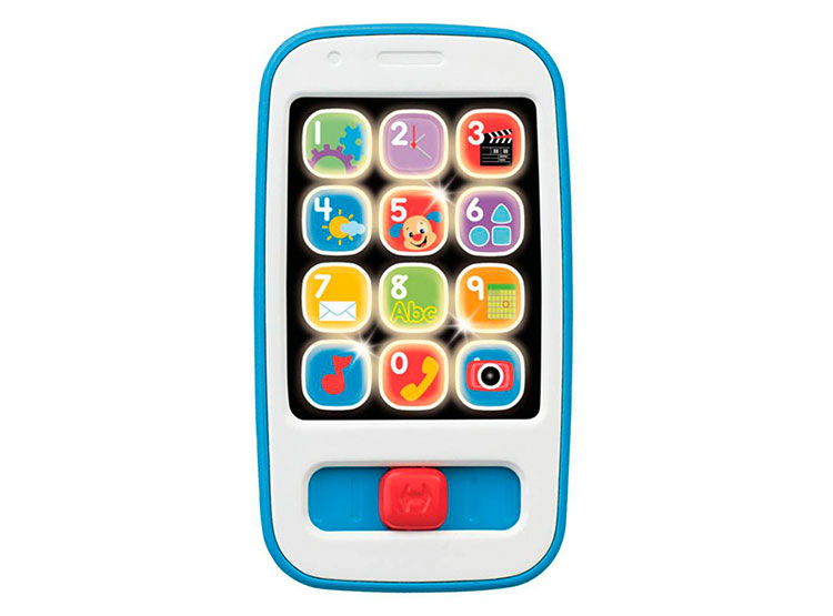 JUGUETE DIDACTICO FISHER-PRICE SMARTPHONE DE APRENDIZAJE RÍE Y APRENDE AZUL - 1