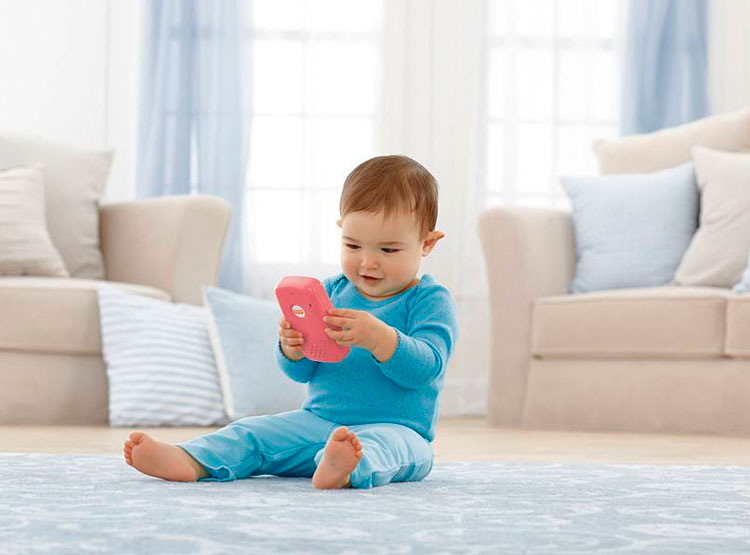 JUGUETE DIDACTICO FISHER-PRICE SMARTPHONE DE APRENDIZAJE RÍE Y APRENDE ROSA - 2
