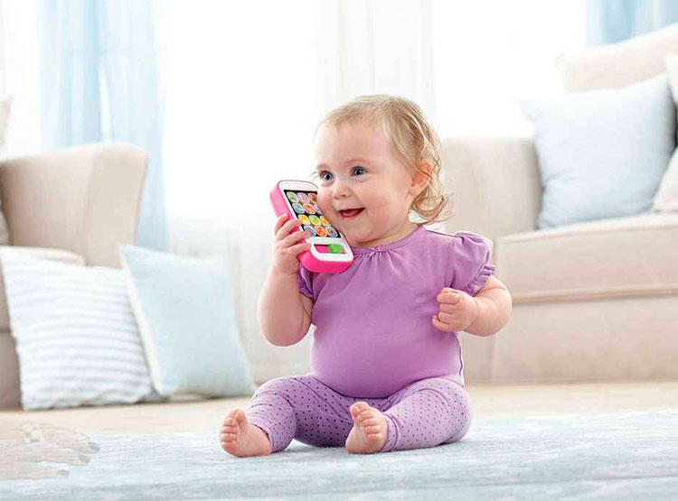 JUGUETE DIDACTICO FISHER-PRICE SMARTPHONE DE APRENDIZAJE RÍE Y APRENDE ROSA - 3