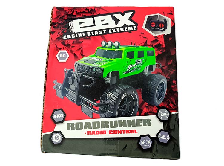 VEHÍCULO RADIO CONTROL EBX BIG WHEELS DE GOMA ASS - 10