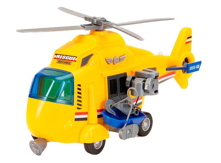 FYJCXCMP Helicóptero De Rescate Azul De Juguete Para Niños Y Niñas De 3+ Años - Regalo De Cumpleaños En Aleación