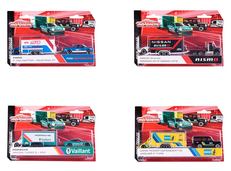 MAJORETTE CAR TRAILER SET - MODELO ALEATORIO - 2