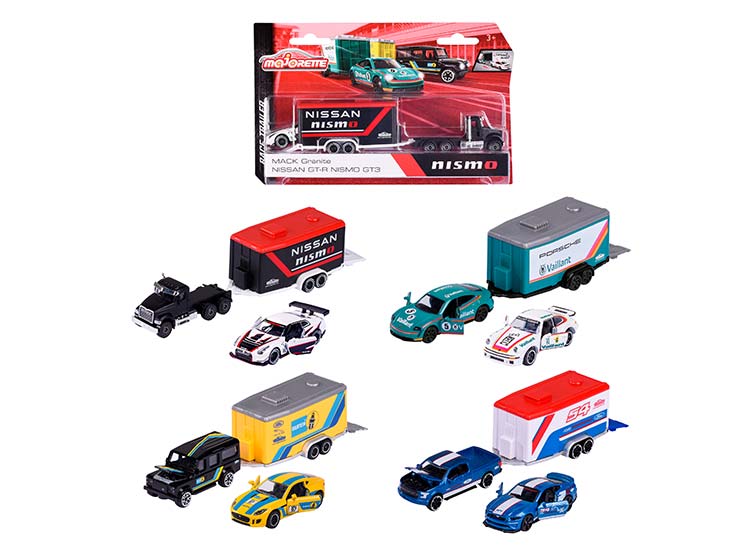 MAJORETTE CAR TRAILER SET - MODELO ALEATORIO - 1