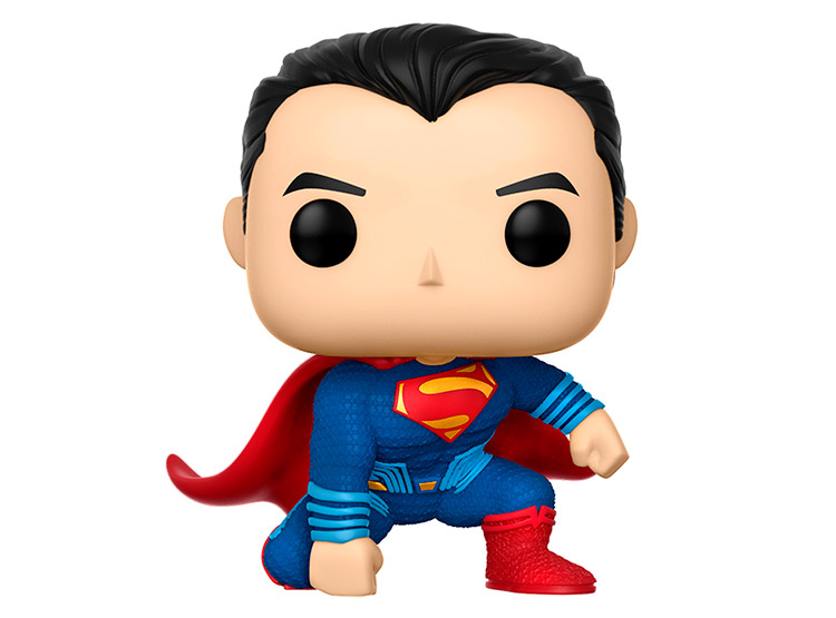 Funko Pop! Deluxe: DC Comics - Superman With Booth- Esclusiva - Figura in Vinile da Collezione - Idea Regalo - Merchandising Ufficiale - Giocattoli per Bambini e Adulti - Movies Fans