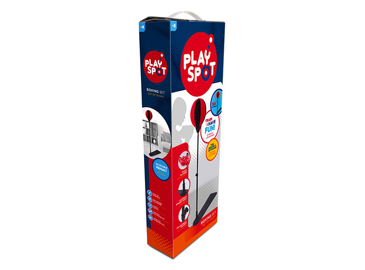 Set Sportivo Boxe M.Y – Sacco Autoportante Regolabile Con Guanti E Palla, Per Bambini Dai 6 Anni