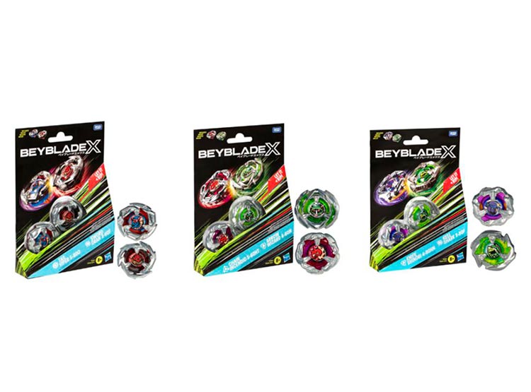 TROMPO BEYBLADE X PACK DOBLE - MODELO ALEATORIO - 1