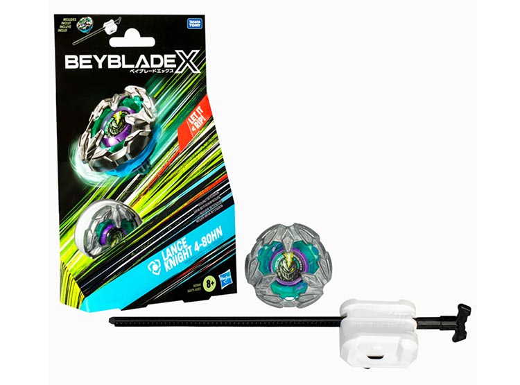 TROMPO BEYBLADE X KIT INICIAL LANCE KNIGHT 4-80 HN - 1