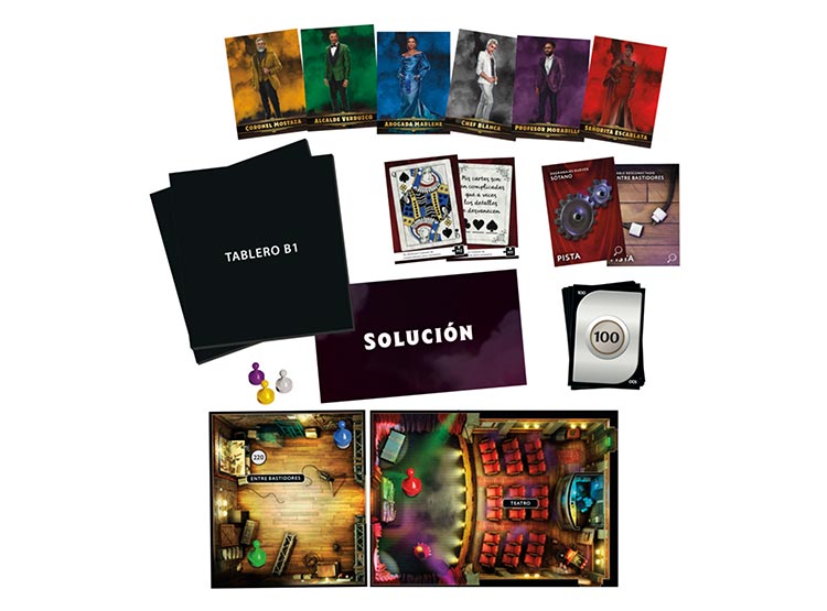 JUEGO DE MESA HASBRO GAMING CLUE ESCAPE EL CLUB DEL ILUSIONISTA - 5