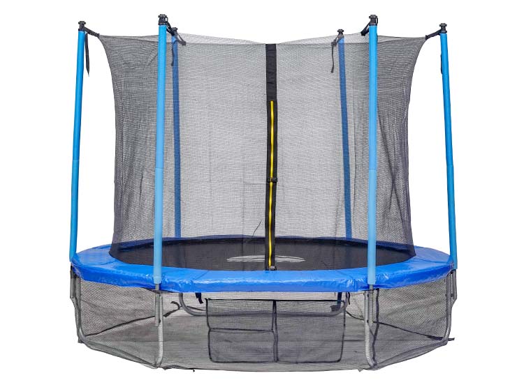 CAMA ELÁSTICA RESCUE 2.44M CON MALLA DE SEGURIDAD INFERIOR - 1